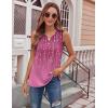 imageZeagoo Womens Tank Tops 2025 Loose Button Down V Neck Flowy Summer Tops Basic Trendy Beach Vacation OutfitsXh370