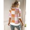 imageZeagoo Women Short Sleeve Sweater Summer Crew Neck Dressy Casual Soft Knit Pullover Tops TrendyOrange