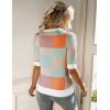 imageZeagoo Women Short Sleeve Sweater Summer Crew Neck Dressy Casual Soft Knit Pullover Tops TrendyPink