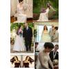 imageZeagoo Womens 34 Sleeve Bolero Shrugs for Dresses Crochet Lace Open Front Cropped CardiganWhite
