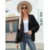 imageZeagoo Womens Lightweight Crochet Cropped Cardigan 2024 V Neck Long Sleeve Button up Bolero Shrug SweaterBlack