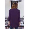imageZeagoo Womens Open Front Cardigans Lightweight 34 Sleeve Lace Kimono Soft Draped Cover UpsPurple