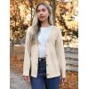 imageZeagoo Womens Oversized Button Cardigan Sweaters 2024 Fall Open Front Lightweight Cardigans V Neck Loose Knit OutwearApricot