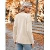 imageZeagoo Womens Oversized Button Cardigan Sweaters 2024 Fall Open Front Lightweight Cardigans V Neck Loose Knit OutwearApricot