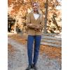 imageZeagoo Womens Oversized Button Cardigan Sweaters 2024 Fall Open Front Lightweight Cardigans V Neck Loose Knit OutwearKhaki