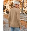 imageZeagoo Womens Oversized Button Cardigan Sweaters 2024 Fall Open Front Lightweight Cardigans V Neck Loose Knit OutwearKhaki