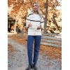 imageZeagoo Womens Oversized Button Cardigan Sweaters 2024 Fall Open Front Lightweight Cardigans V Neck Loose Knit OutwearNarrow Striped White