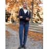 imageZeagoo Womens Oversized Button Cardigan Sweaters 2024 Fall Open Front Lightweight Cardigans V Neck Loose Knit OutwearNavy Blue