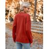 imageZeagoo Womens Oversized Button Cardigan Sweaters 2024 Fall Open Front Lightweight Cardigans V Neck Loose Knit OutwearRed