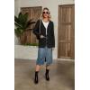 imageZeagoo Womens V Neck Button Long Cardigan Sweater Casual 2024 Fall Knit Sweater Blazer with PocketsBlack