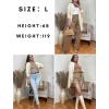 imageZeagoo Womens 2025 Fall Open Front Cardigan Long Batwing Sleeve Chunky Knit Sweater Loose Outerwear Coats with PocketsApricot