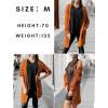 imageZeagoo Womens 2025 Fall Open Front Cardigan Long Batwing Sleeve Chunky Knit Sweater Loose Outerwear Coats with PocketsYellow Brown