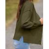 imageZeagoo Womens Cropped Cardigan 2025 Fall Button Sweaters V Neck Long Sleeve Cardigans Knit OutwearGreen