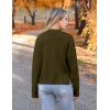 imageZeagoo Womens Cropped Cardigan 2025 Fall Button Sweaters V Neck Long Sleeve Cardigans Knit OutwearGreen