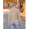 imageZeagoo Womens Cropped Cardigan 2025 Fall Button Sweaters V Neck Long Sleeve Cardigans Knit OutwearKhaki