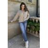 imageZeagoo Womens Cropped Cardigan 2025 Fall Button Sweaters V Neck Long Sleeve Cardigans Knit OutwearKhaki