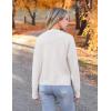 imageZeagoo Womens Cropped Cardigan 2025 Fall Button Sweaters V Neck Long Sleeve Cardigans Knit OutwearWhite