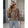 imageZeagoo 34 Length Sleeve Women Tops Crew Neck Blouses Dressy Casual Summer T Shirts Loose Fit Business Work ClothesMz721
