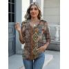 imageZeagoo Womens 34 Length Sleeve Tunic Tops Casual V Neck Shirts Basic Tees Business Work Blouses Summer Fall 2025 ClothesBohomz721