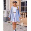 imageZeagoo Womens Long Zip Up Hoodie Lightweight Oversized Tunic Sweatshirt Open Front Cardigan Jacket with PocketsAfleece Fabriclight Gray