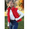 imageZeagoo Womens Puffer Vest Ladies Sleeveless Zip Up Outerwear Warm Puffer Lightweight Down all Winter Jackets Coats 2024Red