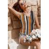 imageZeagoo Womens Tank Tops Sleeveless V Neck Casual Side Ruched Drawstring Summer ShirtsSblack Khaki