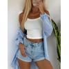imageZeagoo Womens Ribbed Tank Tops Square Neck Summer Tops Slim Fitted Spaghetti Strap Camisole Basic Sleeveless Layering ShirtsWhite
