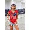 imageZeagoo Womens Summer Casual V Neck Cap Sleeve Tank Tops Guipure Lace Shirt BlouseKt11