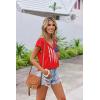imageZeagoo Womens Summer Casual V Neck Cap Sleeve Tank Tops Guipure Lace Shirt BlouseKt11