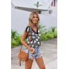 imageZeagoo Womens Summer Casual V Neck Cap Sleeve Tank Tops Guipure Lace Shirt BlousePat2