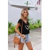 imageZeagoo Womens Summer Casual V Neck Cap Sleeve Tank Tops Guipure Lace Shirt BlousePat3