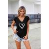 imageZeagoo Womens Summer Casual V Neck Cap Sleeve Tank Tops Guipure Lace Shirt BlousePat3