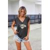 imageZeagoo Womens Summer Casual V Neck Cap Sleeve Tank Tops Guipure Lace Shirt BlousePat5