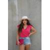 imageZeagoo Womens Summer Casual V Neck Cap Sleeve Tank Tops Guipure Lace Shirt BlouseRose Red