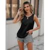 imageZeagoo Womens Tank Tops Crewneck Loose Fit Basic Business Casual Summer Sleeveless Shirts Blouse SXXLBlack