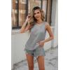 imageZeagoo Womens Tank Tops Crewneck Loose Fit Basic Business Casual Summer Sleeveless Shirts Blouse SXXLGray