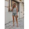 imageZeagoo Womens Tank Tops Crewneck Loose Fit Basic Business Casual Summer Sleeveless Shirts Blouse SXXLGray