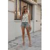 imageZeagoo Womens Tank Tops Crewneck Loose Fit Basic Business Casual Summer Sleeveless Shirts Blouse SXXLGreen Leaf