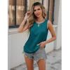 imageZeagoo Womens Tank Tops Crewneck Loose Fit Basic Business Casual Summer Sleeveless Shirts Blouse SXXLLake Blue