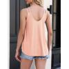 imageZeagoo Flowy Tank Tops for Women Spaghetti Strap Eyelet Embroidery Loose Fit V Neck Sleeveless Casual Summer Tank TopsCoral
