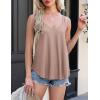 imageZeagoo Flowy Tank Tops for Women Spaghetti Strap Eyelet Embroidery Loose Fit V Neck Sleeveless Casual Summer Tank TopsDusty Pink