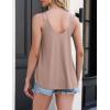 imageZeagoo Flowy Tank Tops for Women Spaghetti Strap Eyelet Embroidery Loose Fit V Neck Sleeveless Casual Summer Tank TopsDusty Pink