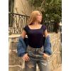 imageZeagoo Women Summer Tops Cute Square Neck Tank Tops Loose Dressy Casual Shirts Cap Sleeve Tunic TopsBlack