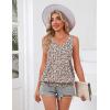 imageZeagoo Womens Summer Tank Tops V Neck Sleeveless Tops Casual Loose Fit Solid Floral Tanks Cute Basic Banded Cami ShirtsPa115