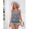 imageZeagoo Womens Summer Tank Tops V Neck Sleeveless Tops Casual Loose Fit Solid Floral Tanks Cute Basic Banded Cami ShirtsPa236