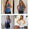 imageZeagoo Womens Tank Tops Flowy Loose Fit Scoop Neck Casual Summer Tops Curvy HemHot Pink
