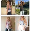 imageZeagoo Womens Tank Tops Flowy Loose Fit Scoop Neck Casual Summer Tops Curvy HemLight Blue Floral