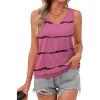 imageZeagoo Womens Summer Tank Tops V Neck Sleeveless Tops Casual Loose Fit Solid Floral Tanks Cute Basic Banded Cami ShirtsTw792