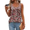 Red White Floral