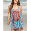 imageZeagoo Women Flowy Tank Tops Casual Summer Tops Sexy Tank Tops Spaghetti Strap V Neck Sleeveless Tunic Camisoles Dusty PinkBohemian Blue